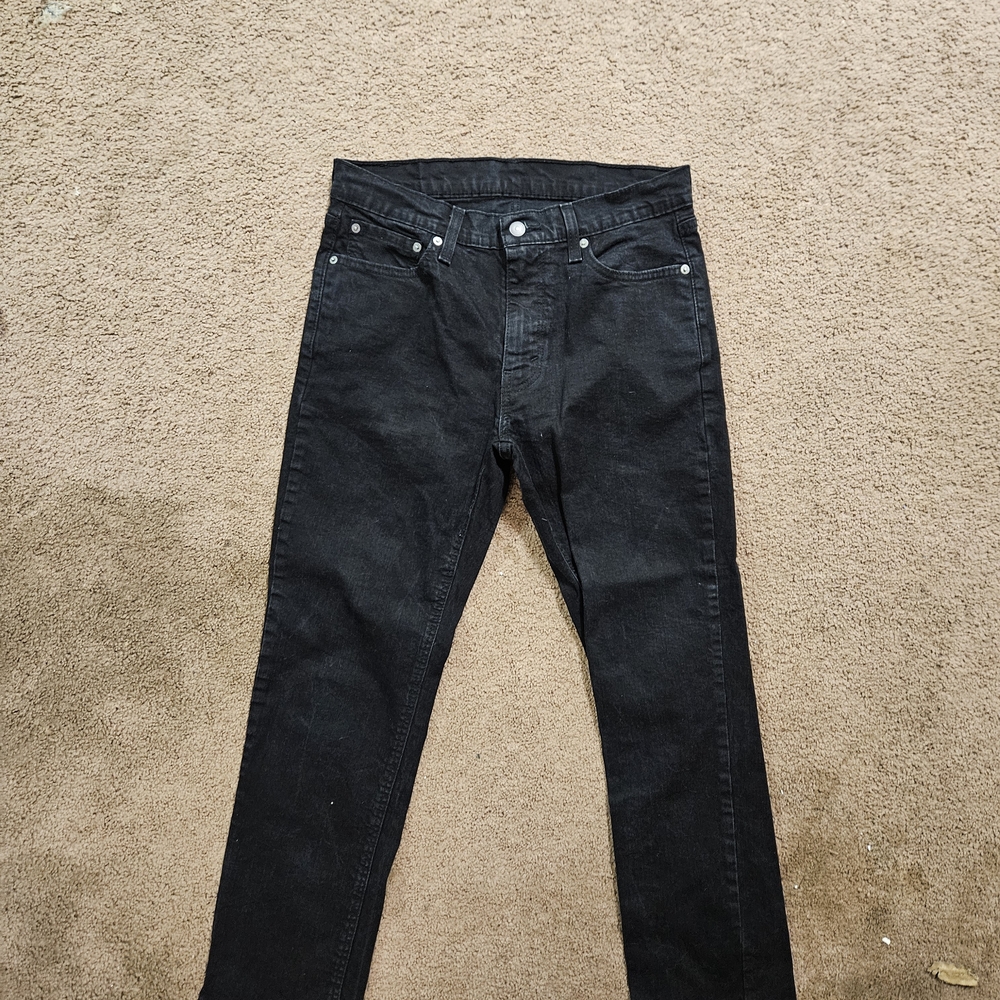 Levi's Black Faded Denim Pants